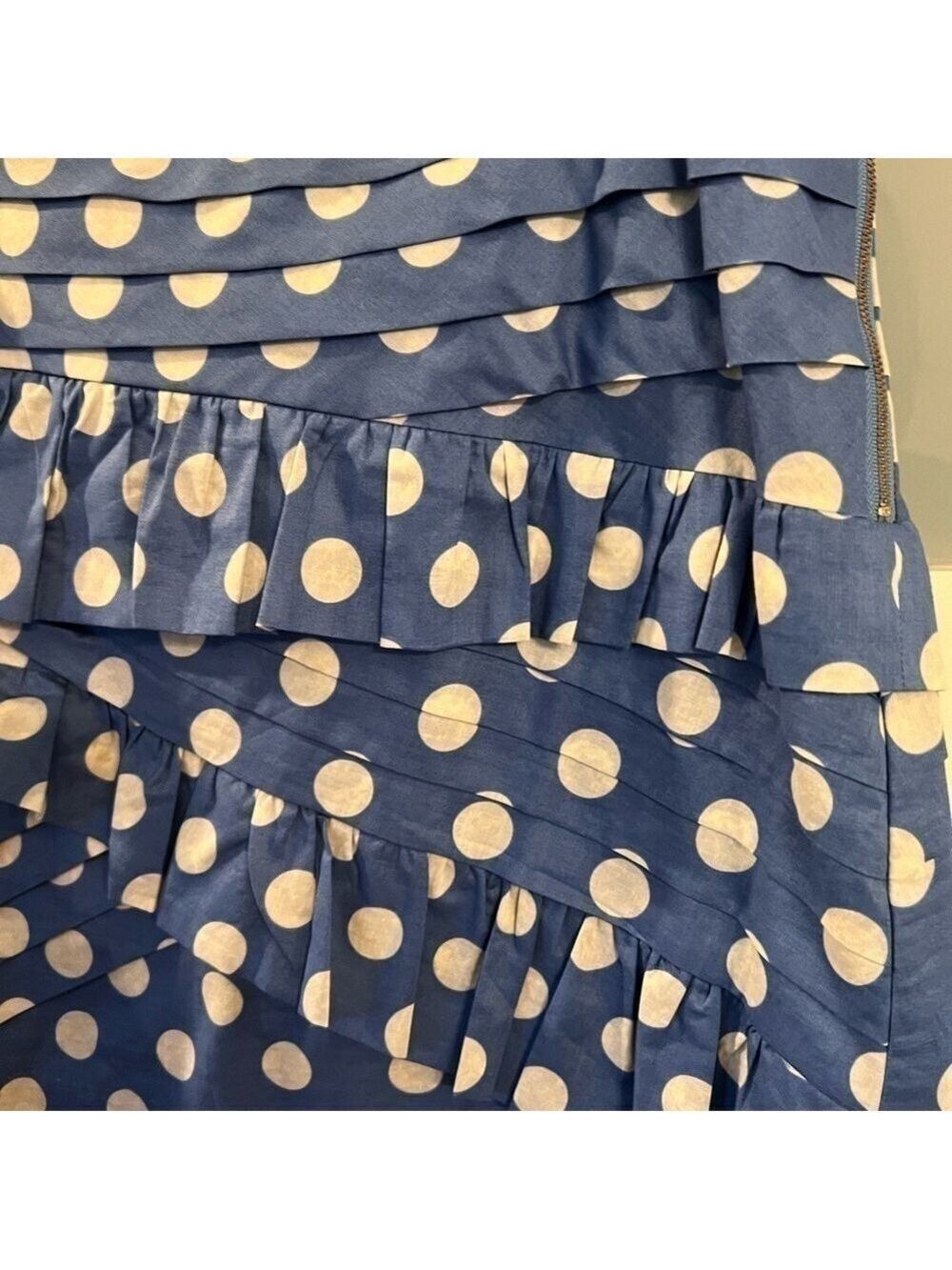 Anthropology Liefsdottir polka dot skirt. Size 10 - Picture 3 of 9